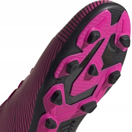 Adidas Nemeziz 19.4 FxG Junior zapatos de fútbol rosas F99949 rosado rosado 5