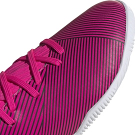 Adidas Nemeziz 19.3 In Junior botas de fútbol rosa F99946 rosado rosado 3