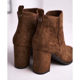 Botas De Mujer De Tacón Alto Sergio Leone Oliva BT508 marrón multicolor 6