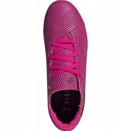 Adidas Nemeziz 19.4 FxG Junior zapatos de fútbol rosas F99949 rosado rosado 1
