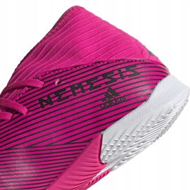 Adidas Nemeziz 19.3 In Junior botas de fútbol rosa F99946 rosado rosado 4