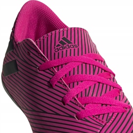 Adidas Nemeziz 19.4 FxG Junior zapatos de fútbol rosas F99949 rosado rosado 3