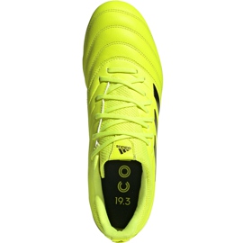 Adidas Copa 19.3 Fg zapatos de fútbol amarillo F35495 2