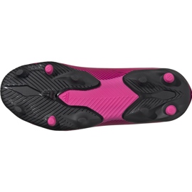 Adidas Nemeziz 19.3 Ll Fg Jr zapatos de fútbol rosas EF8848 negro 6