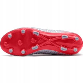 Botas de fútbol Puma Future 4.3 Netfit Fg Ag Junior plata-rojo 105693 01 multicolor gris 5