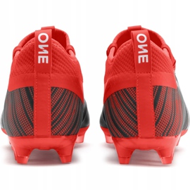 Botas de fútbol Puma One 5.2 Fg Ag rojo negro 105618 01 multicolor 4