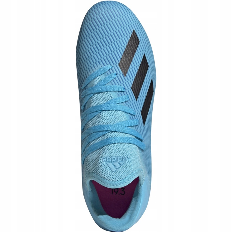 Botas de fútbol adidas X 19.3 Fg Junior azul F35366 multicolor 1
