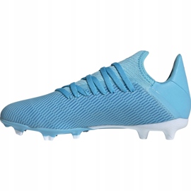 Botas de fútbol adidas X 19.3 Fg Junior azul F35366 multicolor 2