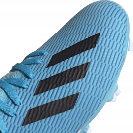 Botas de fútbol adidas X 19.3 Fg Junior azul F35366 multicolor 3