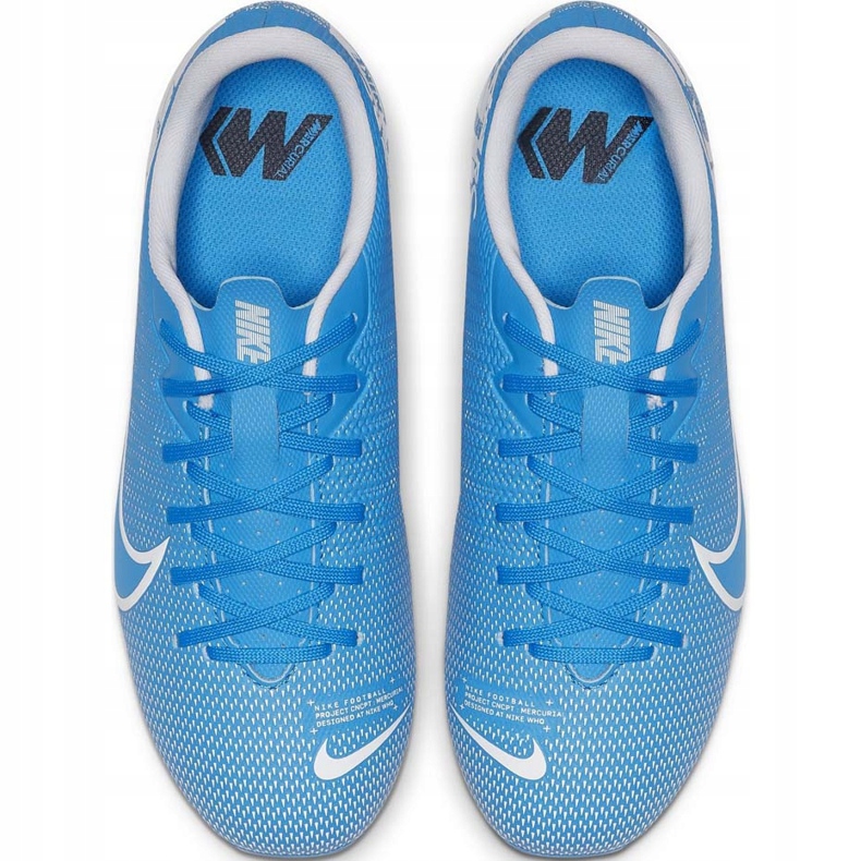 Calzado de fútbol Nike Mercurial Vapor 13 Academy FG / MG Junior AT8123 414 azul azul 1
