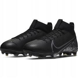Calzado de fútbol Nike Mercurial Superfly 7 Academy FG / MG Junior AT8120 001 negro negro 3