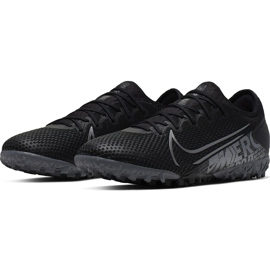 Zapatos de fútbol Nike Mercurial Vapor 13 Pro Tf AT8004 001 negro negro 3