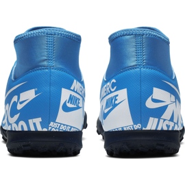 Zapatillas de fútbol Nike Mercurial Superfly 7 Club Tf AT7980 414 multicolor azul 4