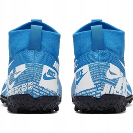 Calzado de fútbol Nike Mercurial Superfly 7 Academy Tf Junior AT8143 414 multicolor azul 4
