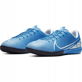 Zapatos de fútbol Nike Mercurial Vapor 13 Academy Ic Junior AT8137 414 azul azul 3