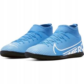 Zapatillas de fútbol Nike Mercurial Superfly 7 Club Ic Junior AT8153 414 multicolor azul 3