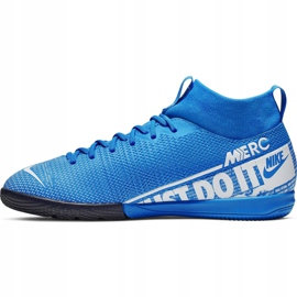 Zapatillas de fútbol Nike Mercurial Superfly 7 Academy Ic Junior AT8135 414 multicolor azul 2