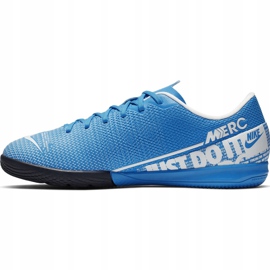 Zapatos de fútbol Nike Mercurial Vapor 13 Academy Ic Junior AT8137 414 azul azul 1