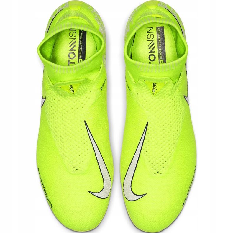 Zapatos de fútbol Nike Phantom Vsn Elite Df Fg AO3262 717 amarillo amarillo 1