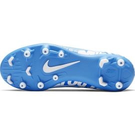 Zapatos de fútbol Nike Mercurial Vapor 13 Club FG / MG Junior AT8161 414 azul azul 6