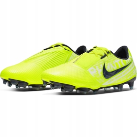 Calzado de fútbol Nike Phantom Venom Elite Fg AO7540 717 multicolor amarillo 3