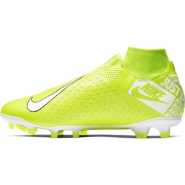 Calzado de fútbol Nike Phantom Vsn Pro Df Fg AO3266 717 amarillo amarillo 2