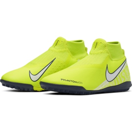 Calzado de fútbol Nike Phantom Vsn Academy Df Tf AO3269 717 amarillo amarillo 3
