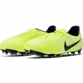 Zapatillas de fútbol Nike Phantom Venom Elite Fg Junior AO0401 717 amarillo amarillo 3