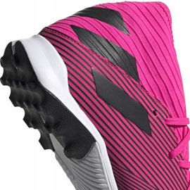 Botas de fútbol adidas Nemeziz 19.3 Tf rosa F34426 rosado negro 4