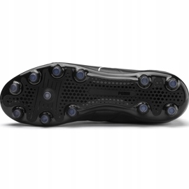 Zapatos de fútbol Puma King Hero Fg blanco y negro 105609 01 5