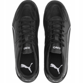 Zapatos de fútbol Puma King Hero Fg blanco y negro 105609 01 2