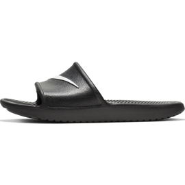 Zapatillas Nike Kawa Shower GS / PS negras BQ6831 001 blanco negro 2