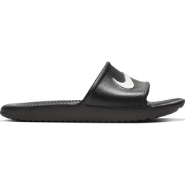 Zapatillas Nike Kawa Shower GS / PS negras BQ6831 001 blanco negro 3
