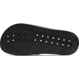 Zapatillas Nike Kawa Shower GS / PS negras BQ6831 001 blanco negro 5