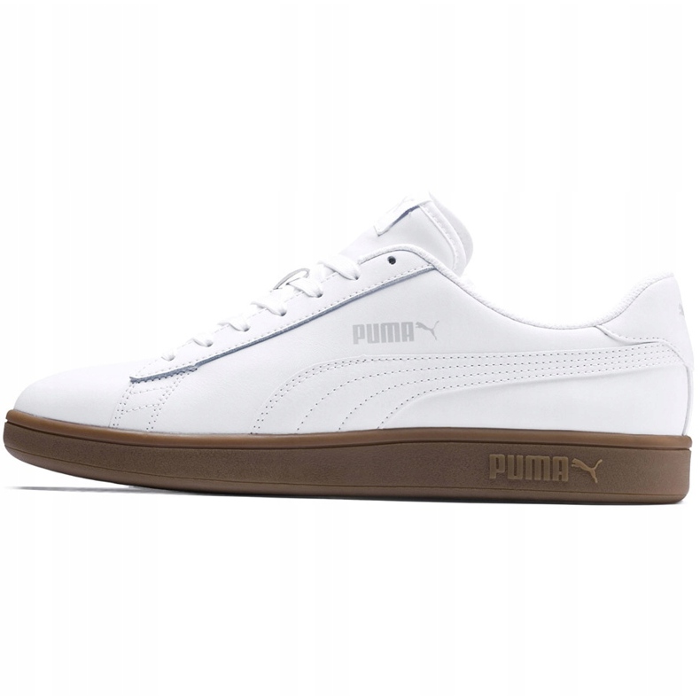 Zapatillas de hombres Puma Smash v2 L blancas 365215 13 blanco 1
