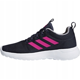Zapatillas adidas Lite Racer Cln K para niños BB7045 azul marino y rosa rosado 2