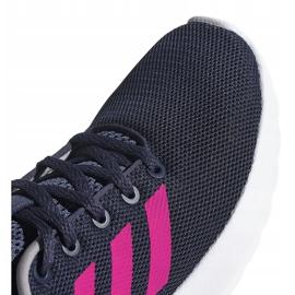 Zapatillas adidas Lite Racer Cln K para niños BB7045 azul marino y rosa rosado 3