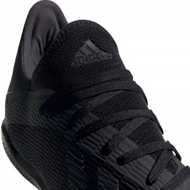 Adidas X 19.3 In zapatos de fútbol negro F35369 4