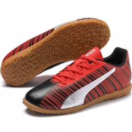 Botas de fútbol Puma One 5.4 It Junior 105664 03 multicolor rojo 3