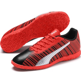 Botas de fútbol Puma One 5.4 It rojo-negro 105654 01 3