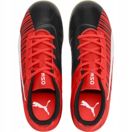 Botas de fútbol Puma One 5.4 It Junior 105664 03 multicolor rojo 1