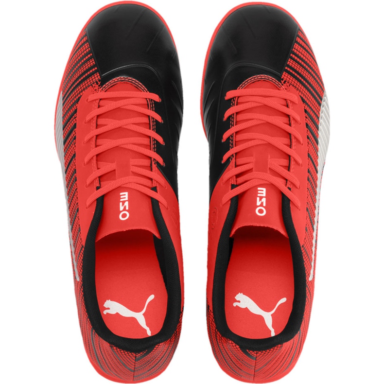 Botas de fútbol Puma One 5.4 It rojo-negro 105654 01 2