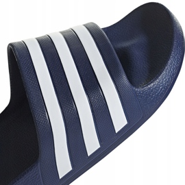 Zapatillas Adidas Adilette Aqua azul marino F35542 blanco 3