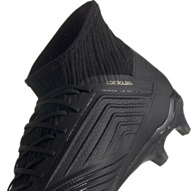 Botas de fútbol adidas Predator 19.2 Fg negras F35603 negro negro 4