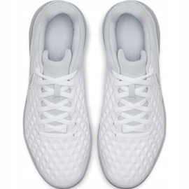 Zapatillas de fútbol Nike Tiempo Legend 8 Club Ic Junior AT5882 100 blanco blanco 1