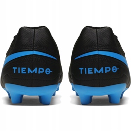 Zapatillas de fútbol Nike Tiempo Legend 8 Club FG / MG Junior AT5881004 negro negro 4