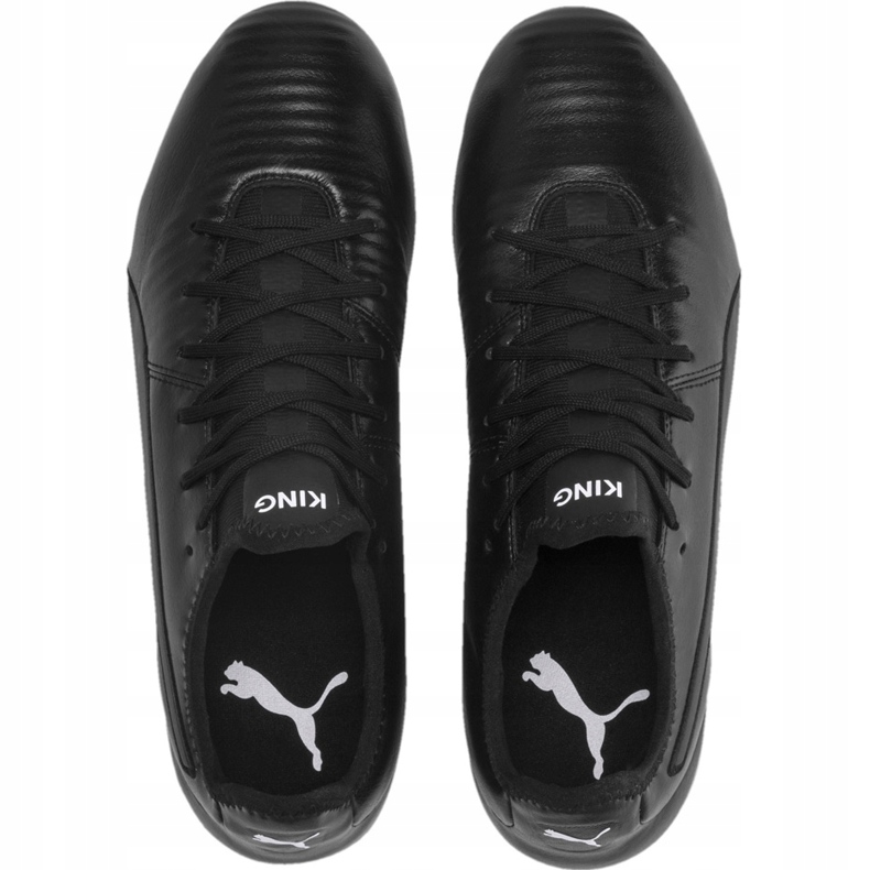 Botas de fútbol Puma King Pro Fg negras 105608 01 negro negro 1