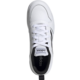 Zapatillas adidas Tensaur K para niños blancas y negras EF1085 blanco 2