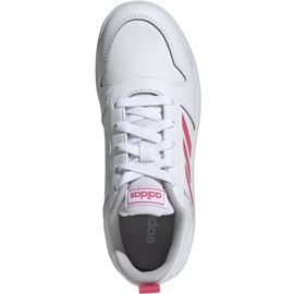 Zapatillas adidas Tensaur K blanco-rosa infantil EF1088 2