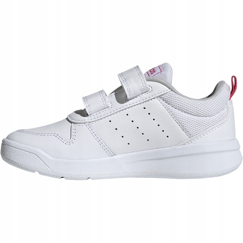 Zapatillas adidas Tensaur C blancas para niños EF1097 blanco rosado 1